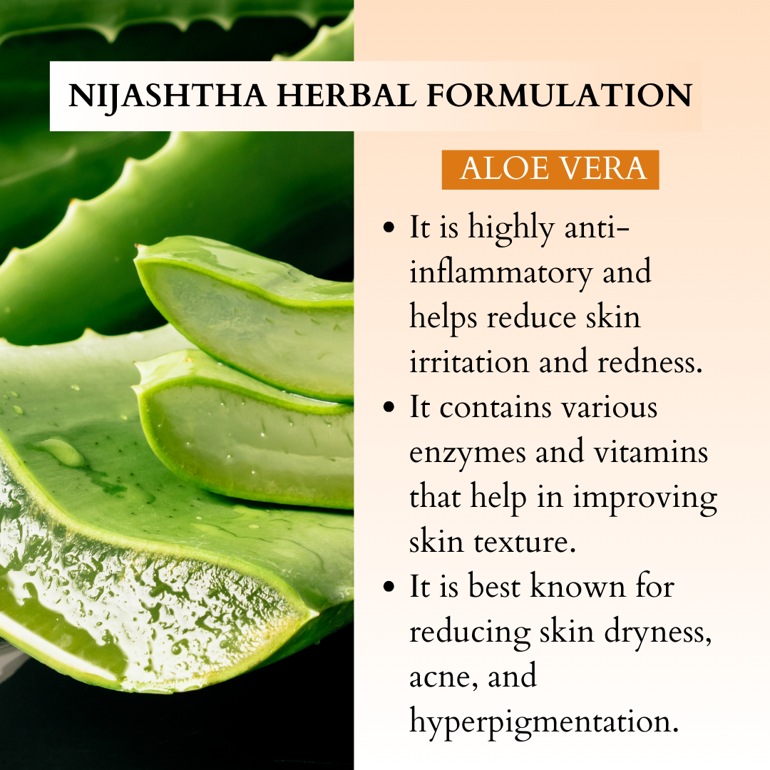 Nijashtha Herbal Formulation for Healthy, Glowing Skin | 30 nutraceutical capsules